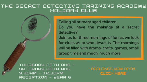 The secret detective training academy holiday club